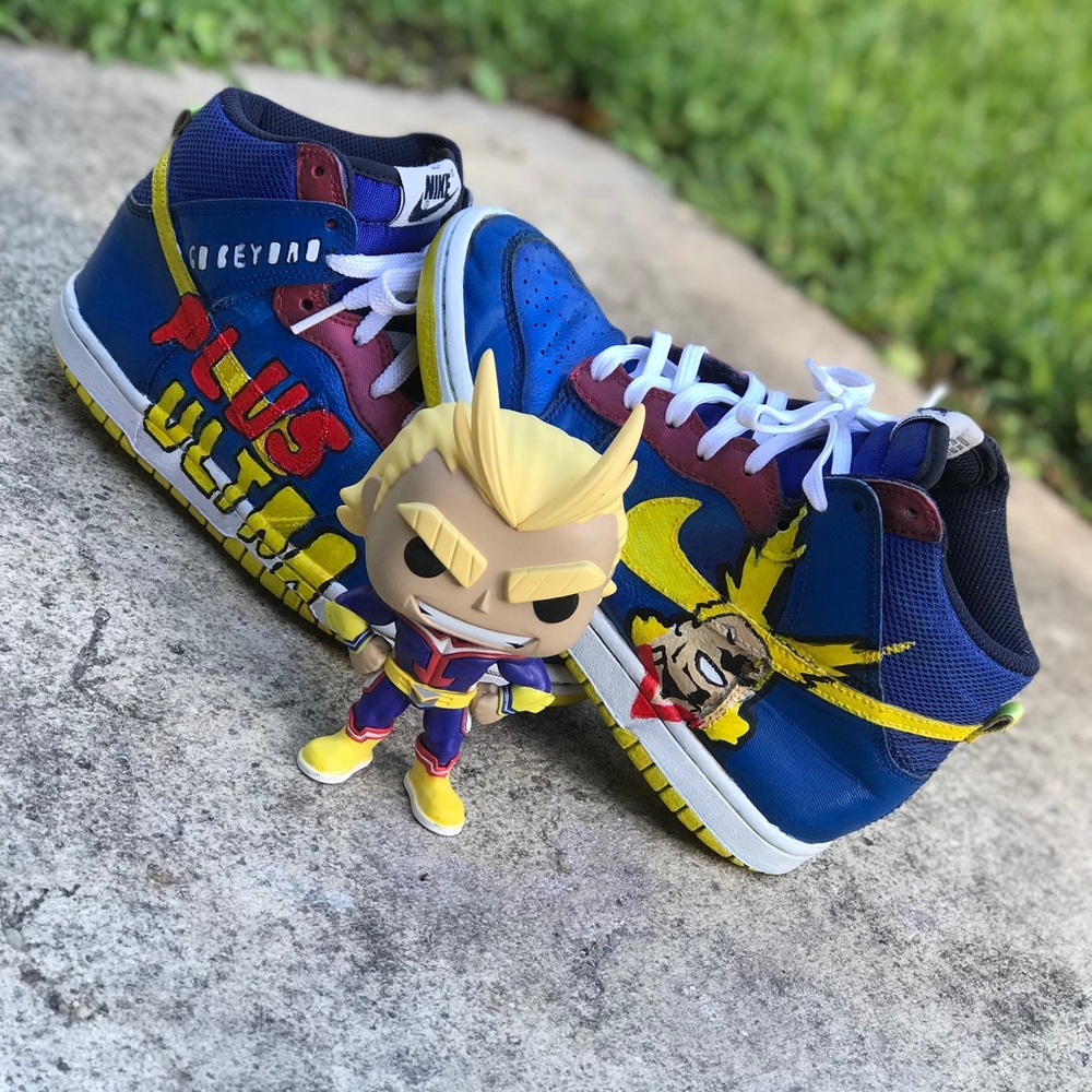 Nike Air Force 1 high custom All Might